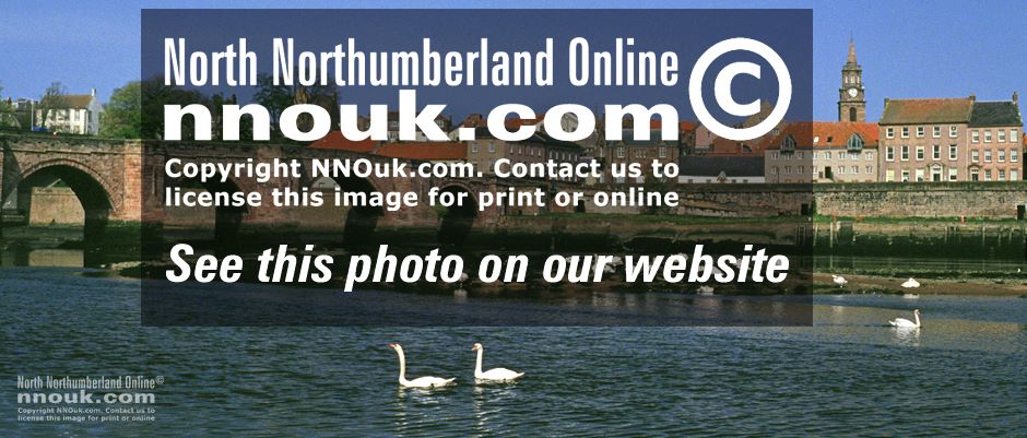 Bamburgh castle and village