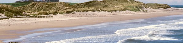 The beach at Seahouses