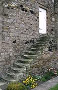 Stone steps in the village