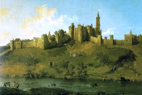 Alnwick castle by Canaletto