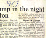 Newspaper cutting about a poltergeist in Embleton