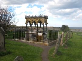 The Grace Darling memorial at St. Aidan's Church in Bamburgh