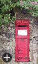 Postbox in the wall at Low Newton