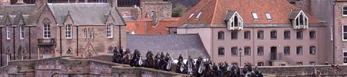 Netflicks shooting a film about Robert the Bruce at Berwick