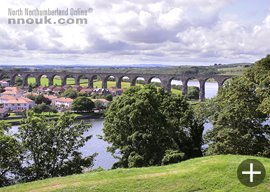 The Royal Border Bridge at Berwick upon Tweed